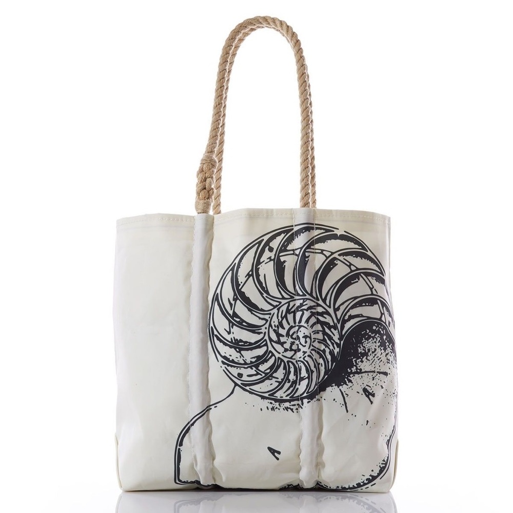 Sea Bags Maine Recycled Sail Medium Nautilus Tote